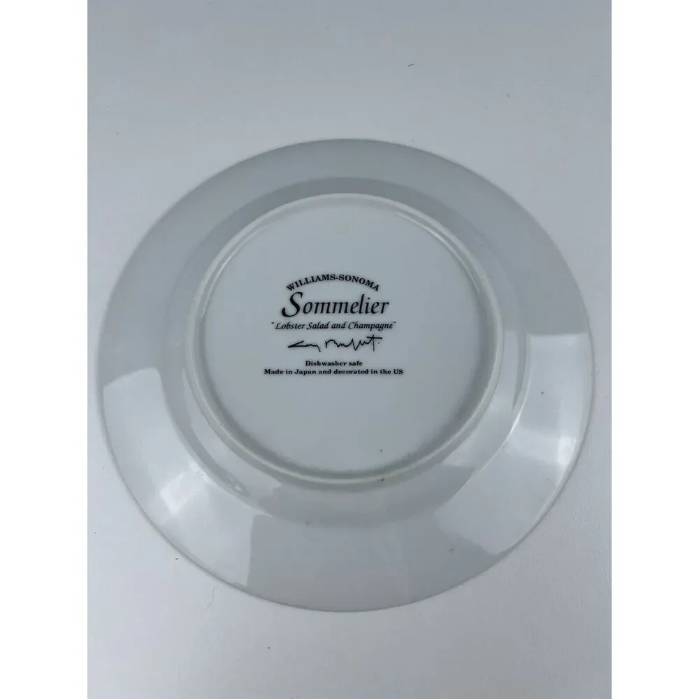 CHEF SERIES Salad Dessert Plate Williams Sonoma Guy Buffet Lobster Salad Champ